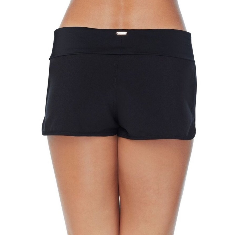 Raisins Womens 2" Aloha Dolphin-Hem Board Athletic Shorts Black swimming… - Picture 7 of 9